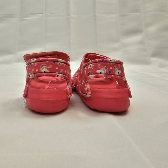 NWT, Toddler's Sandals Unicorn Red Kid Shoes Size 8-11.5 - Picture 7 of 11